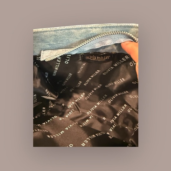 Olivia Miller Light Blue Denim Shoulder Bag - Picture 3 of 4